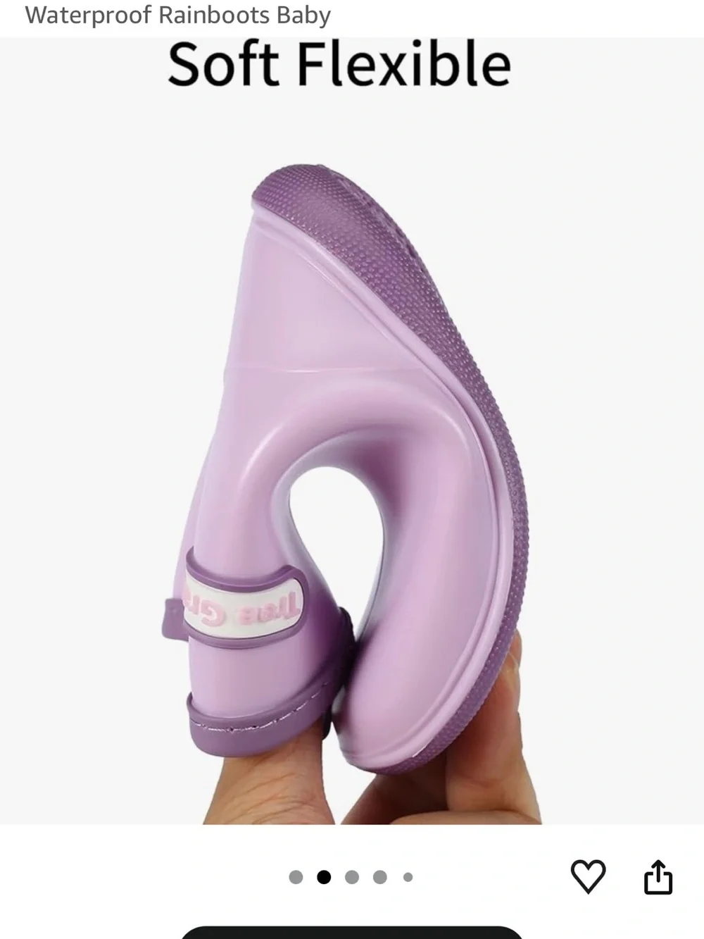 Barefoot Friendly Toddler RainBoots